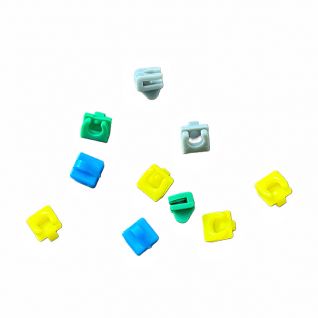 Wholesale textile spacer roving machine parts mixed colors textile roving cradle spacer