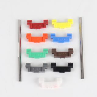 Wholesale textile plastic cradle spacer mixed colors spinning compact system spacer high quality suessen top pin spacer with rod