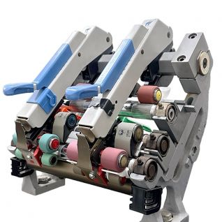Mechanical compact spinning frame transformation Roving guide 70 gauge spindle Positioner Deflector compactor