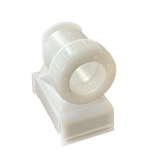 Removable tub grabber gripper for compact spinning machine parts